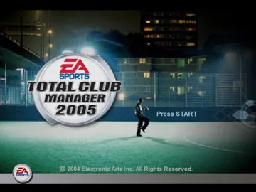 Total Club Manager 2005 (Europe) screen shot title